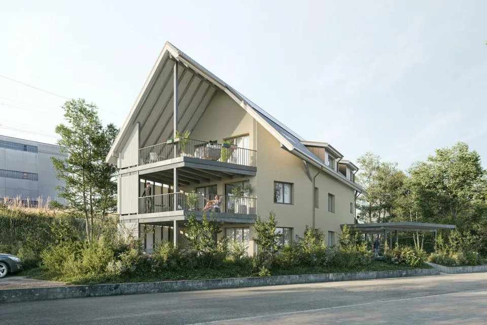 NEUBAU - Hochwertige 4.5-Zimmer-Wohnung im Obergeschoss in nachhalt...