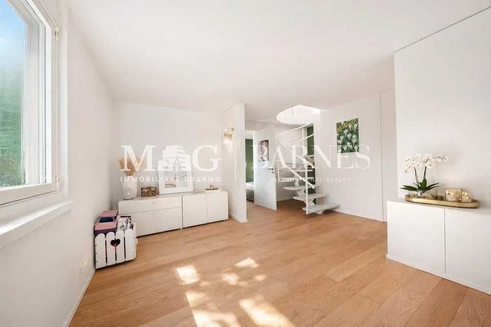 Lugano, Castagnola: Appartamento duplex 5 locali con vista lago