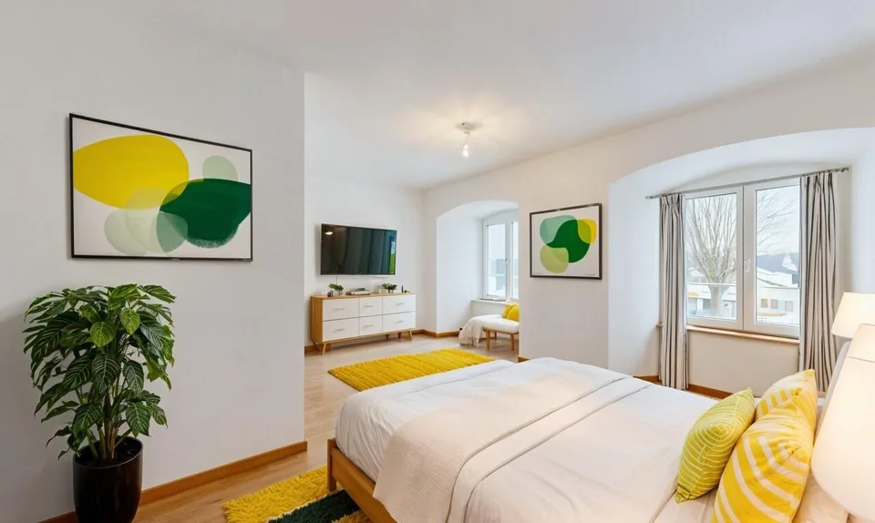 Superbe appartement de 3.5p orienté sud-ouest dans bâtiment historique