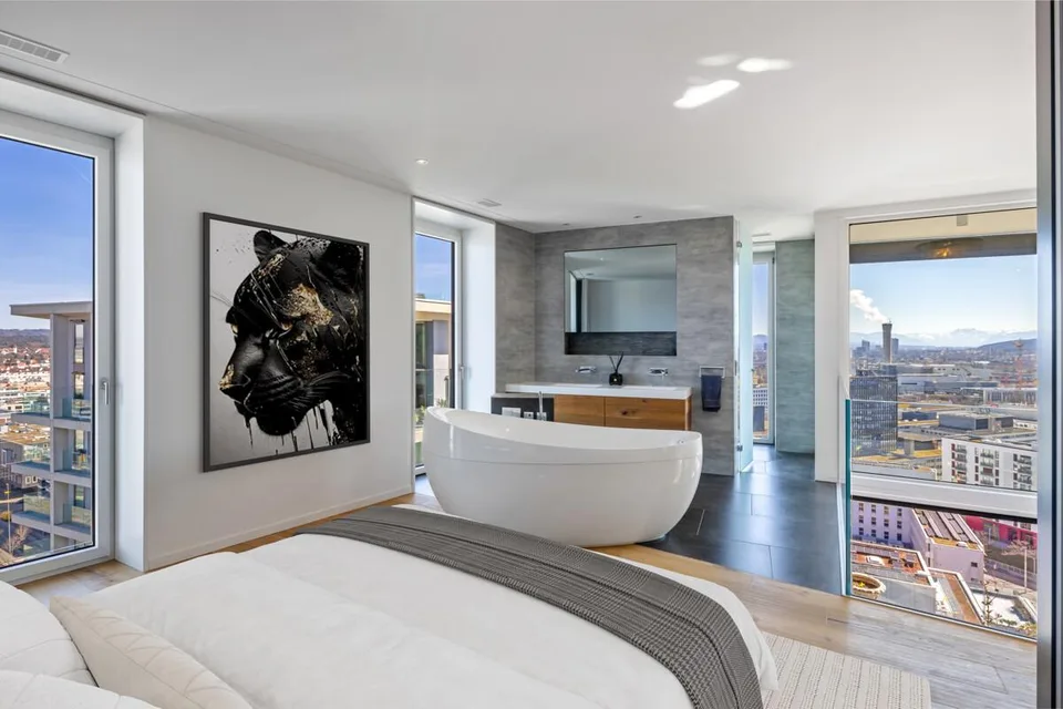 Zurigo: Duplex penthouse esclusivo con vista panoramica