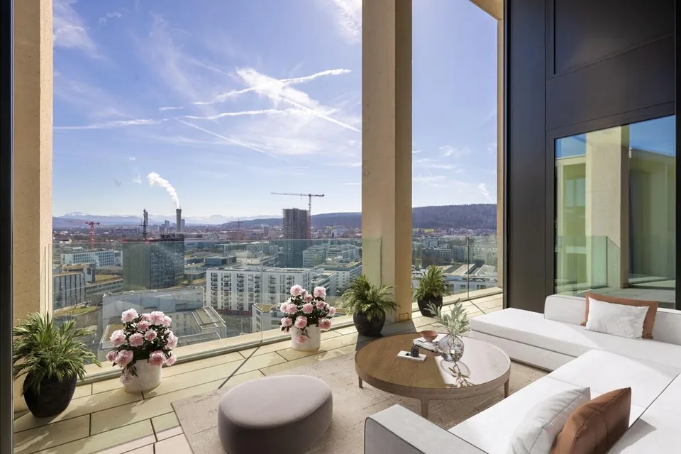 Zurigo: Duplex penthouse esclusivo con vista panoramica