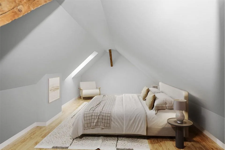 Grande maisonnette de 4 pièces et demi sous les toits