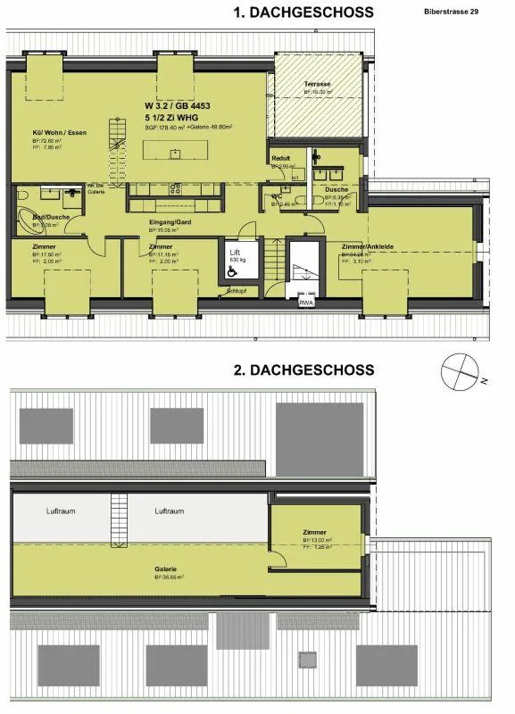 Exklusive 5.5-Zimmer-Dachwohnung mit Terrasse und direktem Lift ins Penthouse – Foto 8 von 8
