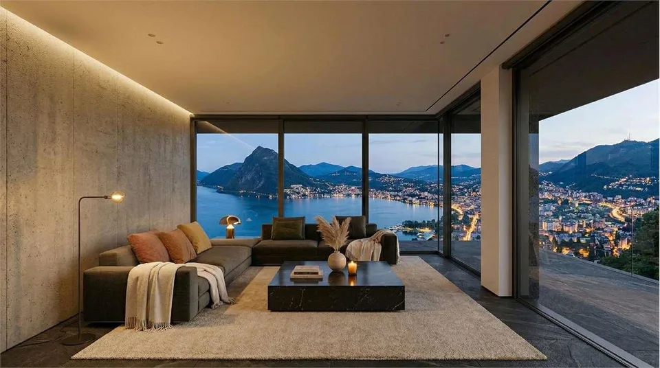 Massagno - Villa Unifamiliare con Piscina e vista lago