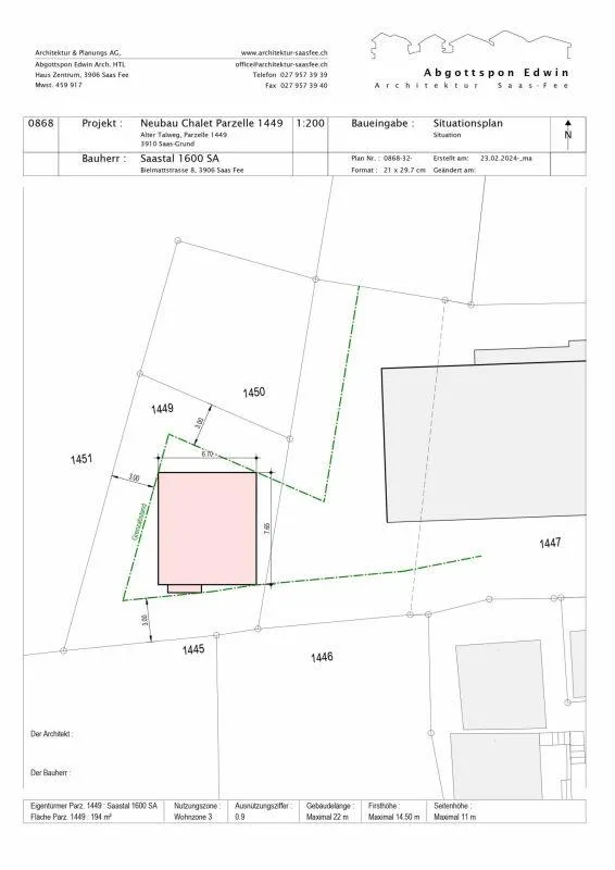 Snowstar Zen Lauinen Saas-Grund Construction neuve 2026/27. Maison individuelle attractive dans un environnement vert. Résidence principale. Comprend 2 places de parking. – photo 6 sur 13