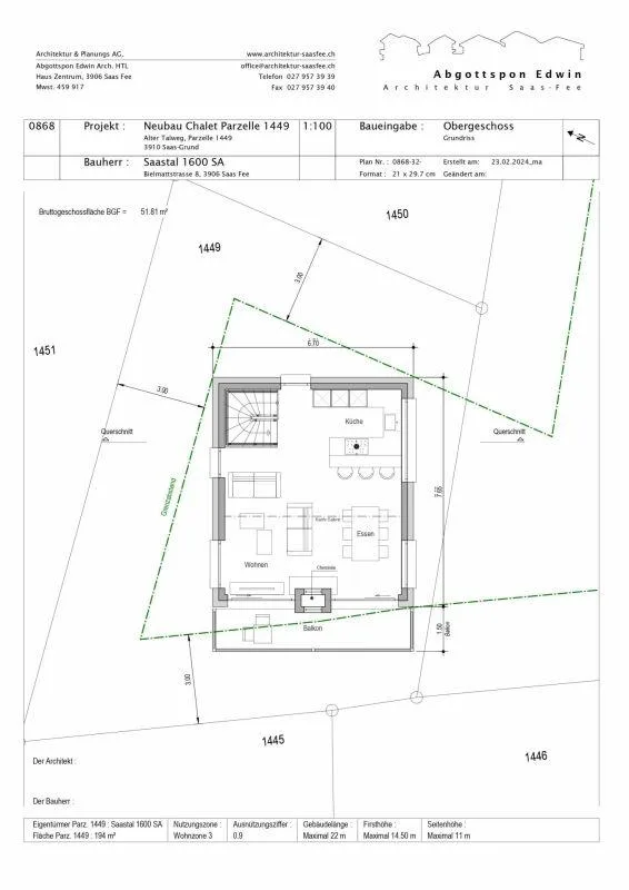 Snowstar Zen Lauinen Saas-Grund Construction neuve 2026/27. Maison individuelle attractive dans un environnement vert. Résidence principale. Comprend 2 places de parking. – photo 7 sur 13