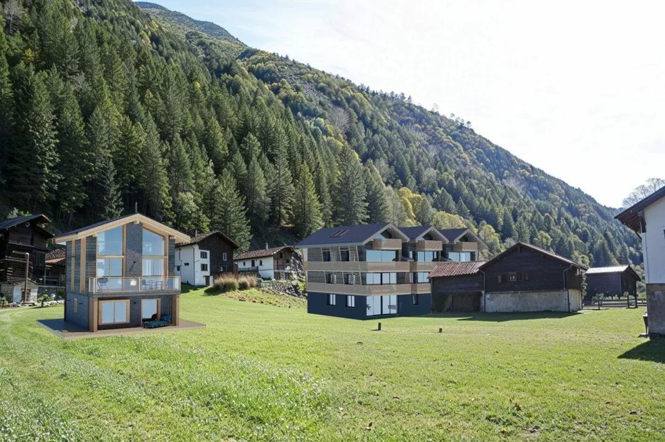 Snowstar Zen Lauinen Saas-Grund Neubau 2026/27. Attraktives Einfami...