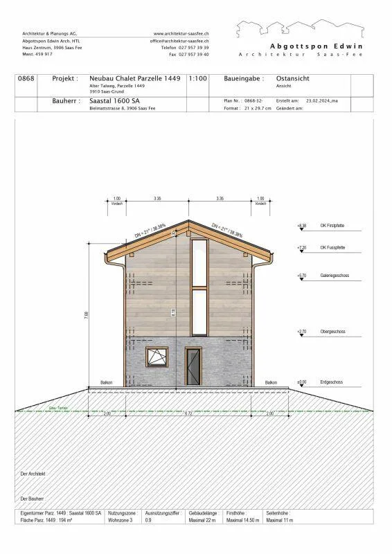 Snowstar Zen Lauinen Saas-Grund Construction neuve 2026/27. Maison individuelle attractive dans un environnement vert. Résidence principale. Comprend 2 places de parking. – photo 10 sur 13