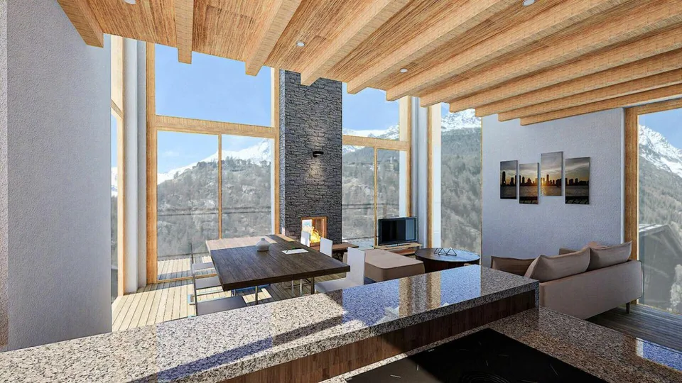 Snowstar Zen Lauinen Saas-Grund Neubau 2026/27. Attraktives Einfami...