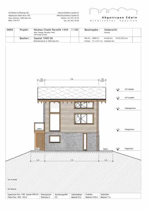 Snowstar Zen Lauinen Saas-Grund Construction neuve 2026/27. Maison individuelle attractive dans un environnement vert. Résidence principale. Comprend 2 places de parking. – photo 12 sur 13