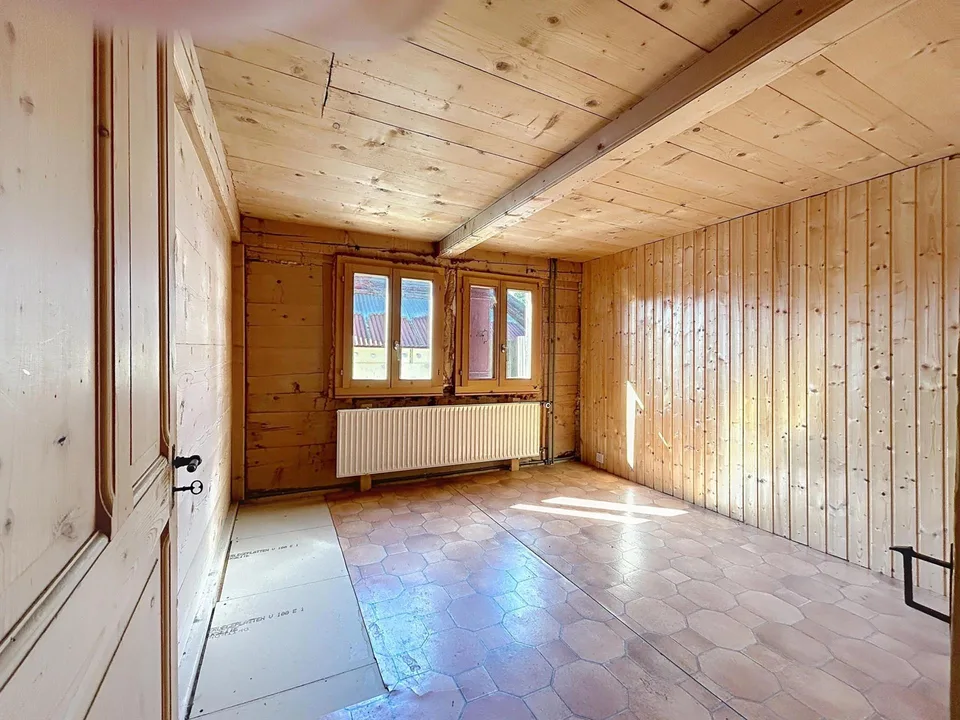 Einzelchalet mit 5.5 Zimmern und Anbau in La Collombaz – Foto 10 von 13