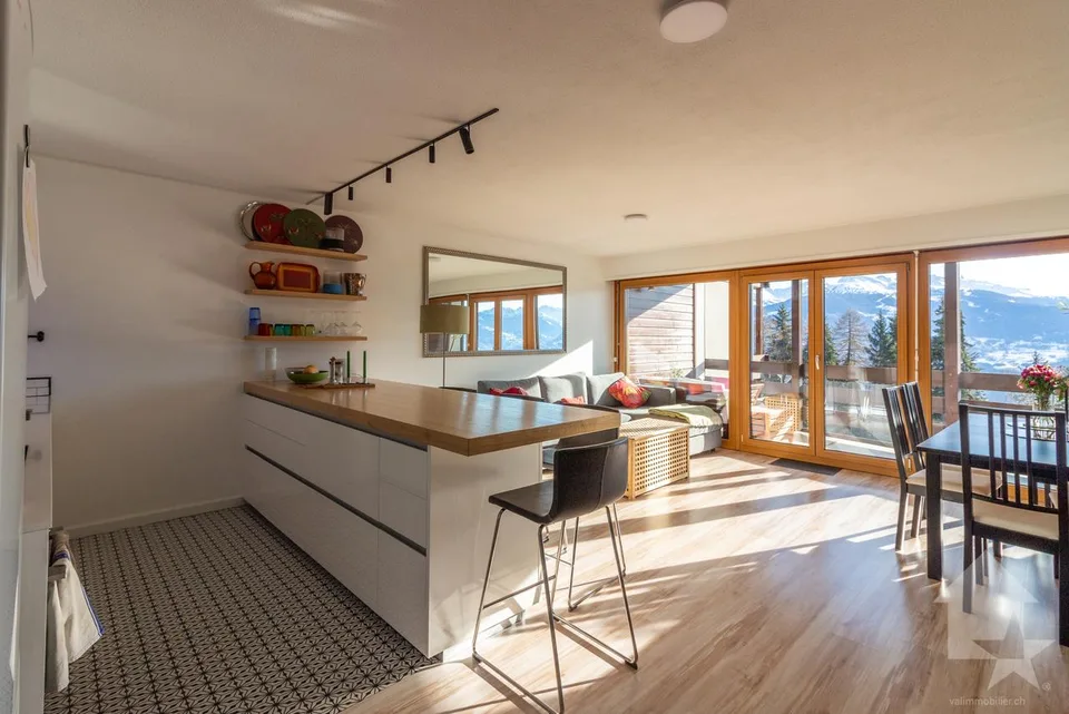 Spacieux appartement rénové 2.5 pièces jouissant d'une vue magnifique