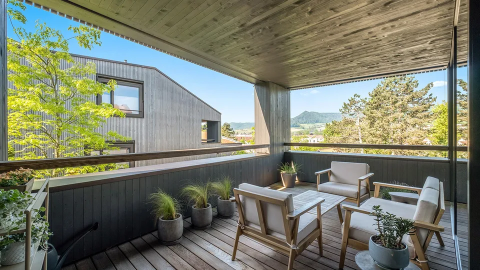 Wohntraum mit moderner Holzbauweise und Naturblick
