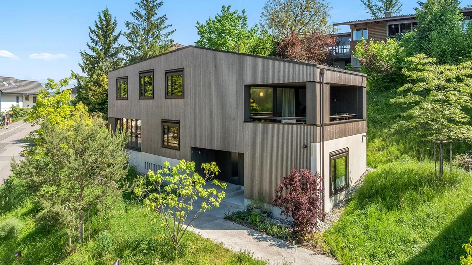 Wohntraum mit moderner Holzbauweise und Naturblick