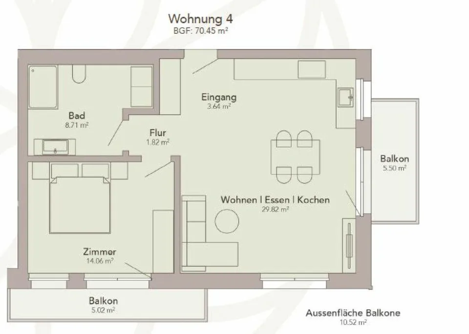 2.5-Zimmer-Wohnung 2. OG ZWEITWOHNSITZ