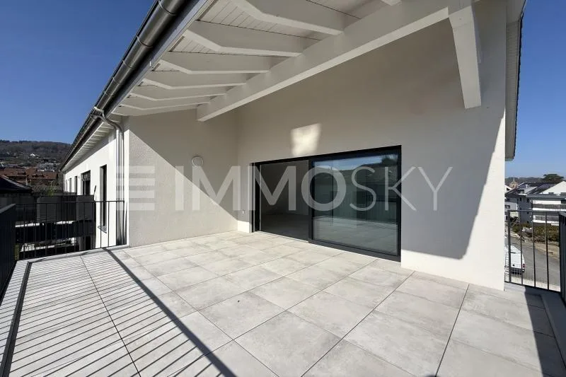 3.5 pièces neuf avec combles d'env. 69 m² et grand balcon (Lot B5-8.1)