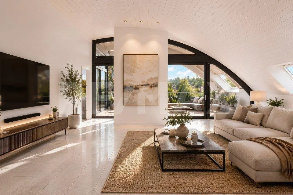 Esclusivo penthouse attico 3.5 - 5.5 locali 246 m² NWF, 4 terrazze, nel centro, 3 garage doppie, ascensore,