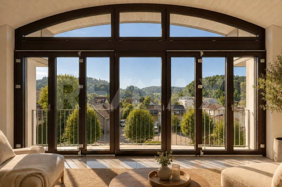 Esclusivo penthouse attico 3.5 - 5.5 locali 246 m² NWF, 4 terrazze, nel centro, 3 garage doppie, ascensore,