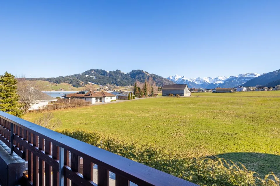 Gross/Einsiedeln: Einfamilienhaus mit spektakulärem Bergpanoramablick