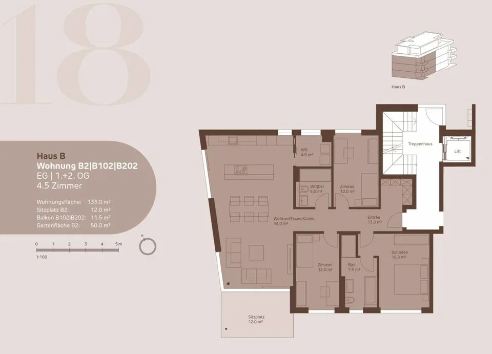 Grosszügige 4.5-Zimmer Wohnung - Projekt "Mittelzelgli" überrascht! – foto 3 di 6