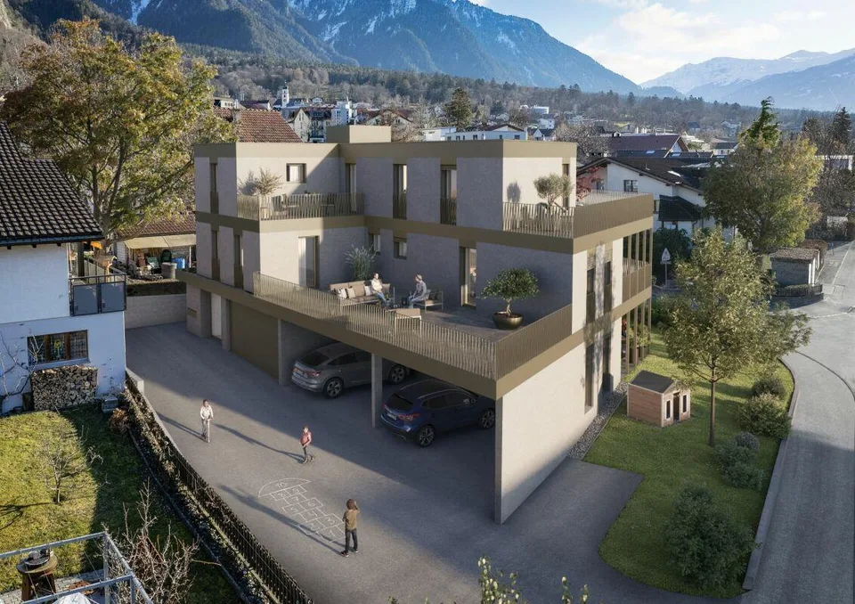 Appartamento di giardino esclusivo con molta privacy - 5,5 locali a Trimmis