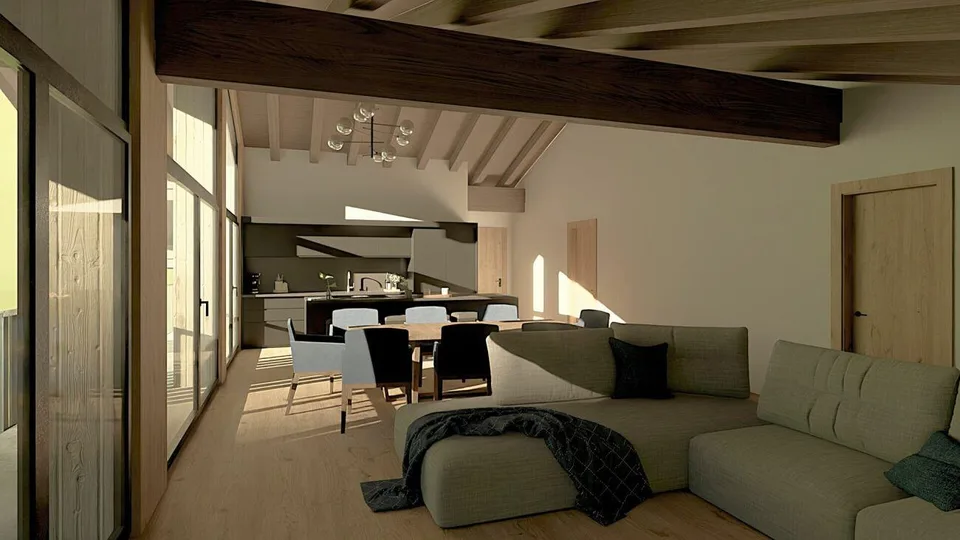 Primavera Saas-Grund nuovo appartamento in attico. Benessere in casa. – foto 9 di 23