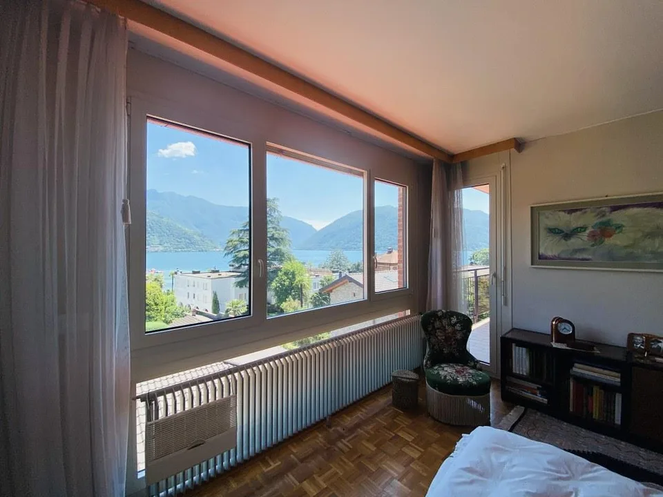SPLENDIDO ATTICO - 5 LOCALI CON TERRAZZA PANORAMICA  SUL LAGO