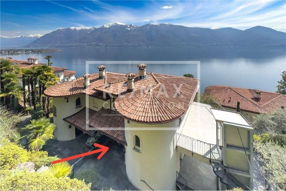 Villa di 4 locali ad Ascona con vista lago a 180°