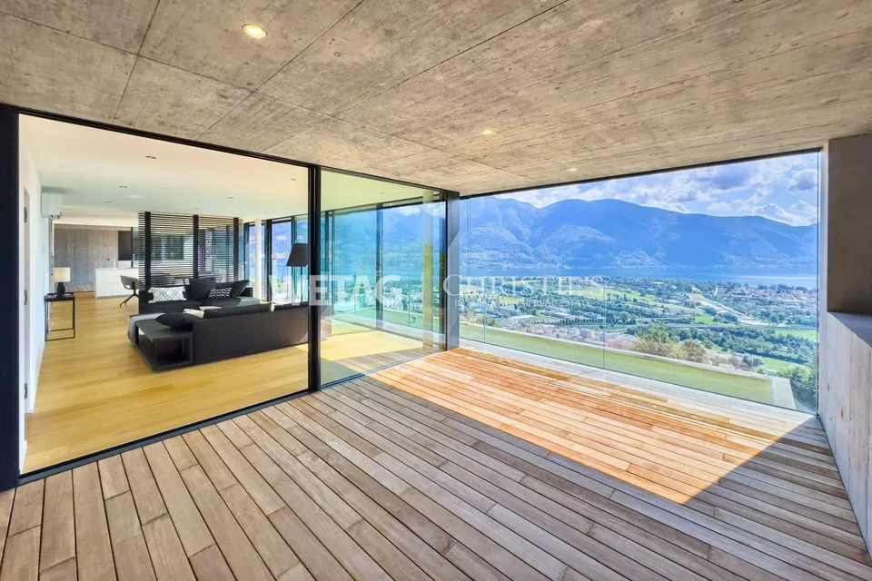 Penthouse moderno con vista panoramica in vendita a Locarno Monti – foto 9 di 13