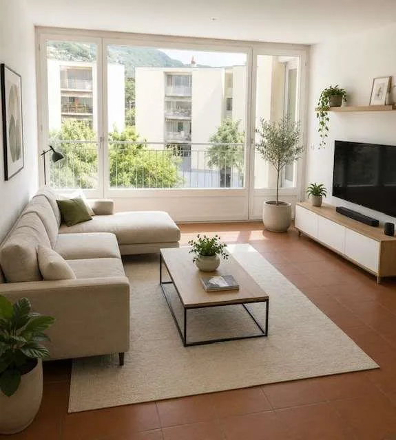 Appartement mit schöner Terrasse, nahe bei den Dienstleistungen