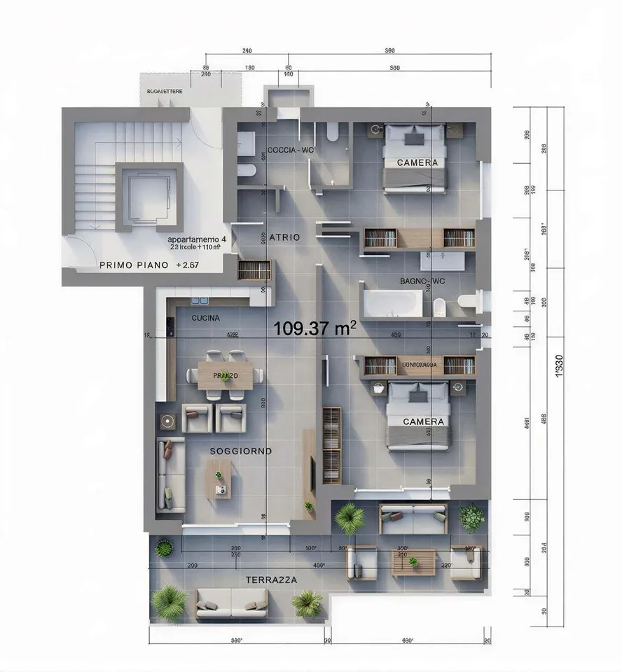 Vendesi Appartamento 3.5 locali 1°Piano, Residenza di pregio a Comano