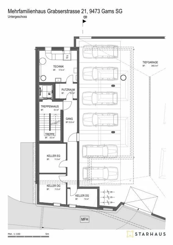 Appartement de jardin 4.5 pièces à Gams – photo 8 sur 10