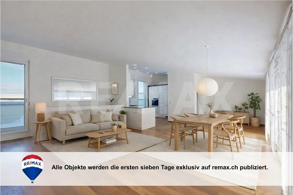 5.5-Zimmer Attikawohnung mit Sonnenterrasse - nahe St. Gallen, fern...