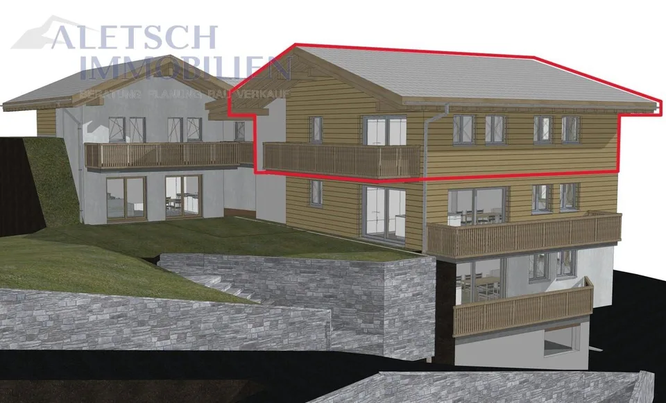 Appartement 3,5 pièces au 2e étage - au cœur de Fiesch