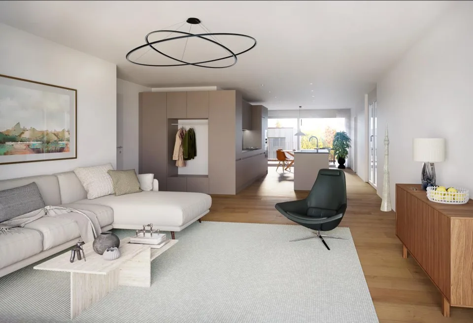 Appartement jardin spacieux de 5,5 pièces en première location