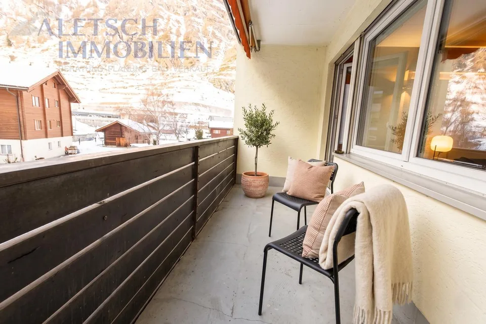 originell renoviertes Studio zur Dauermiete in Zermatt