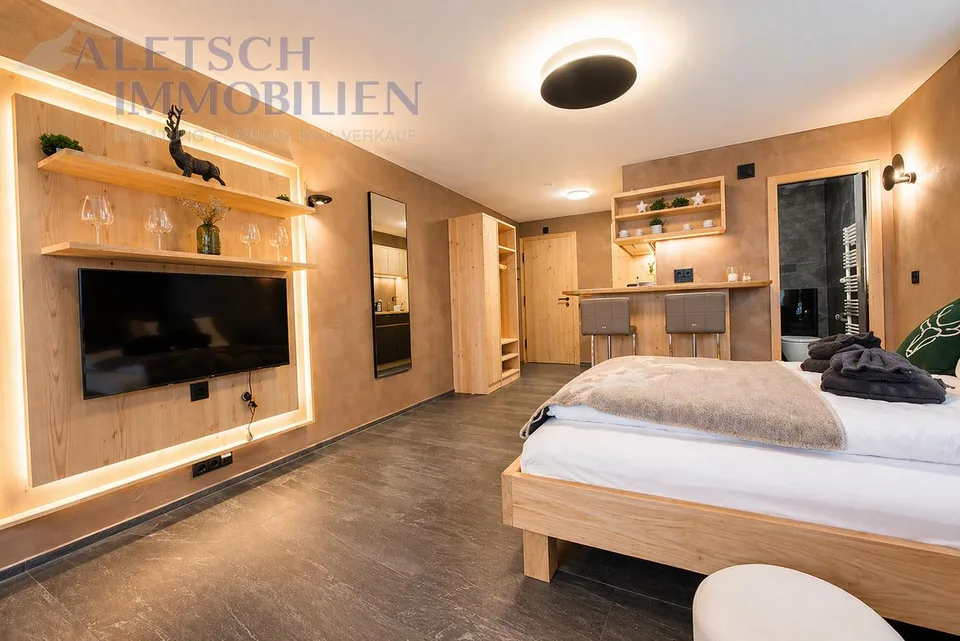 originell renoviertes Studio zur Dauermiete in Zermatt