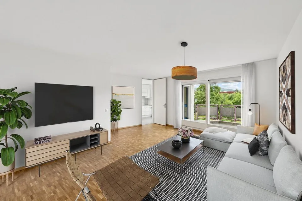 3.5-Zimmerwohnung in schöner Gartenanlage