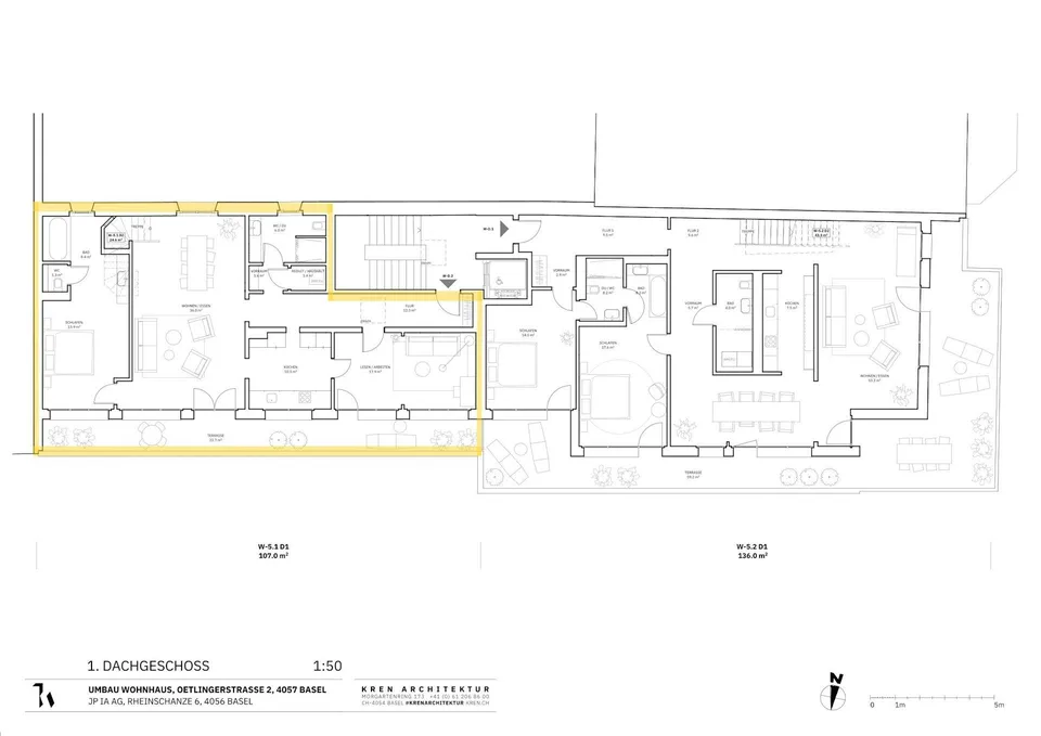 Romantisme rhénan : votre nouvelle maison au cœur de Bâle - appartement en maisonnette 4,5