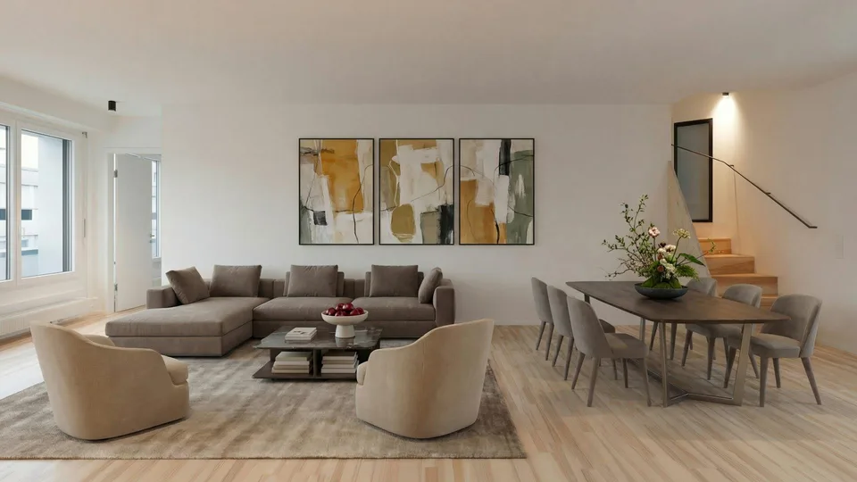 Rheinromantik: Ihr neues Zuhause im Herzen Basel - 4.5-Maisonette-W...