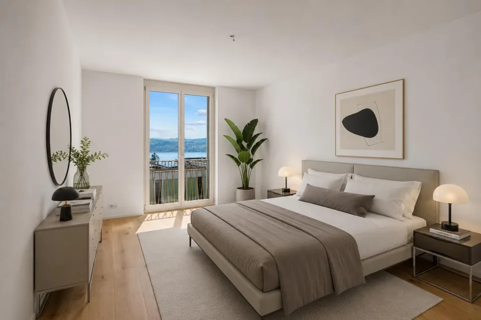 TILIA NEUF | Vivre avec vue sur le lac à 180° - Appartement 3,5 pièces avec 111 m2 NWF - Prêt à être occupé à partir de la mi-octobre 2026