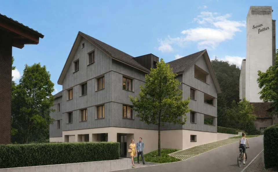 Charmante 2 ½-Zimmer-Dachwohnung an idyllischer, ruhiger Wohnlage i...