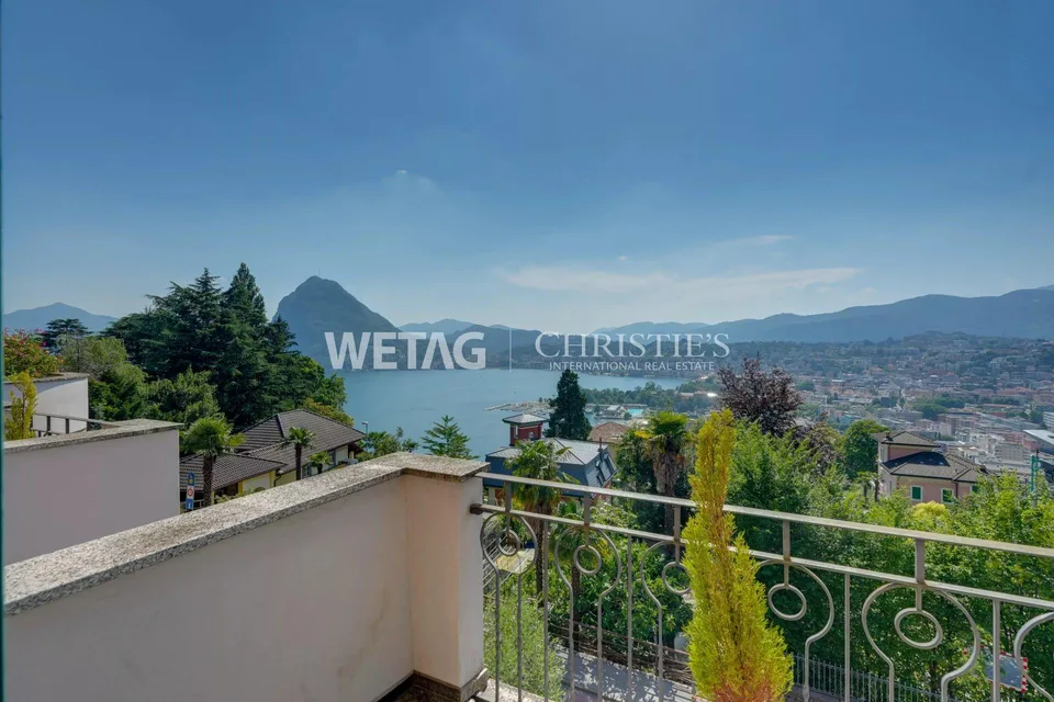 Lugano-Ruvigliana: elegante Wohnung mit atemberaubendem Seeblick, P...