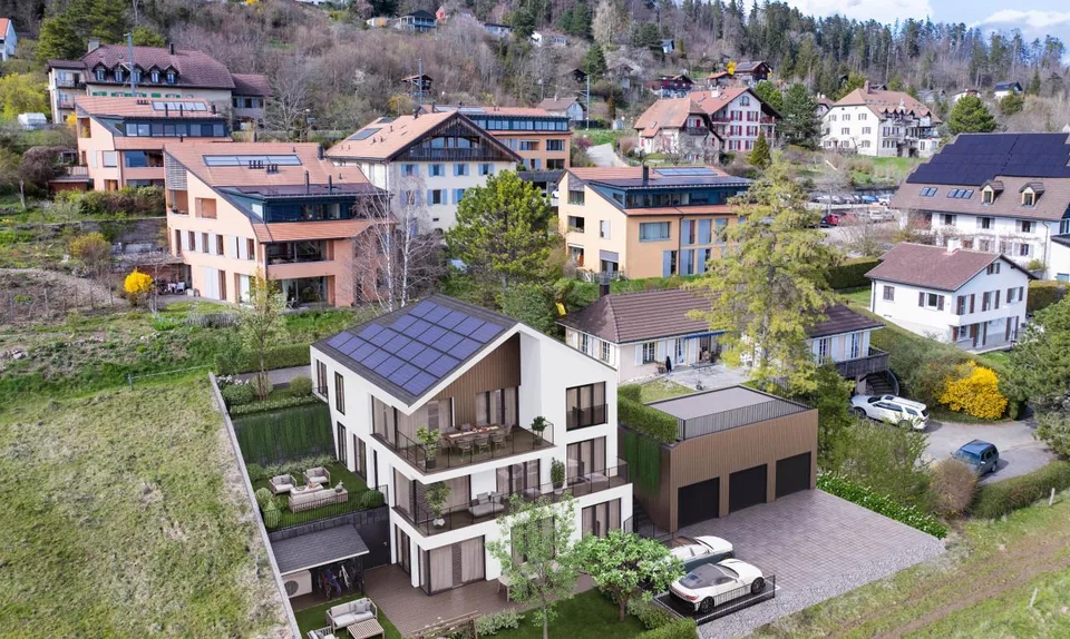 Votre futur appartement avec vue sur le lac à 180°