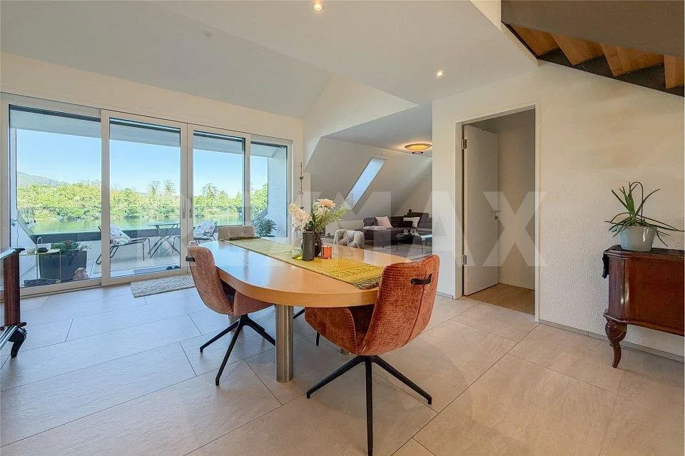 Rheinblick - Sentimento di vacanza - Appartamento-maisonnette 4,5 locali a Wallbach in vendita