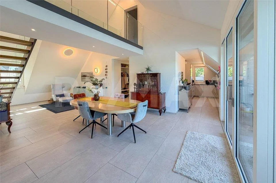 Rheinblick - Sentimento di vacanza - Appartamento-maisonnette 4,5 locali a Wallbach in vendita