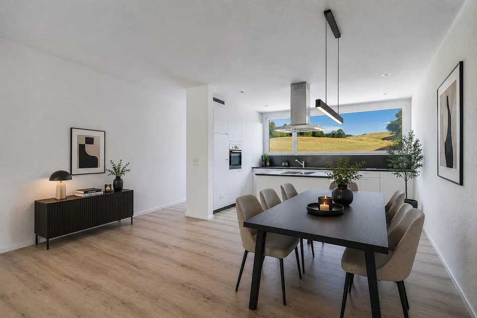 Geräumiges 4.5-Zimmer-Duplex mit Aussicht in Eschenbach