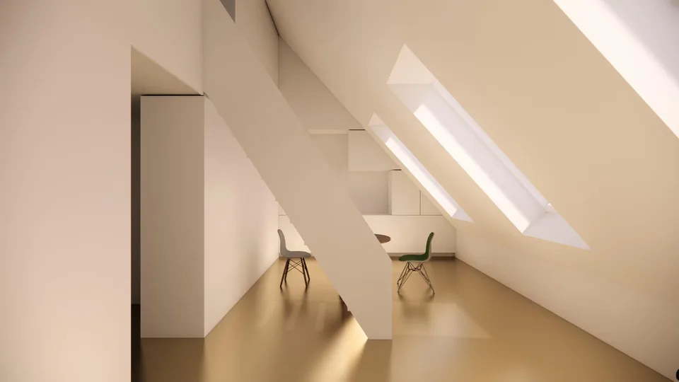 Habiter au-dessus des toits, première occupation après rénovation de haute qualité