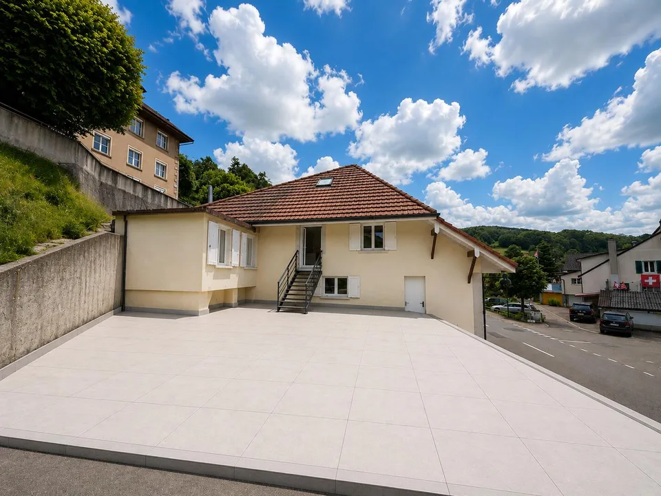 Gross, modern mit grosser Terrasse auf 2 Etagen
