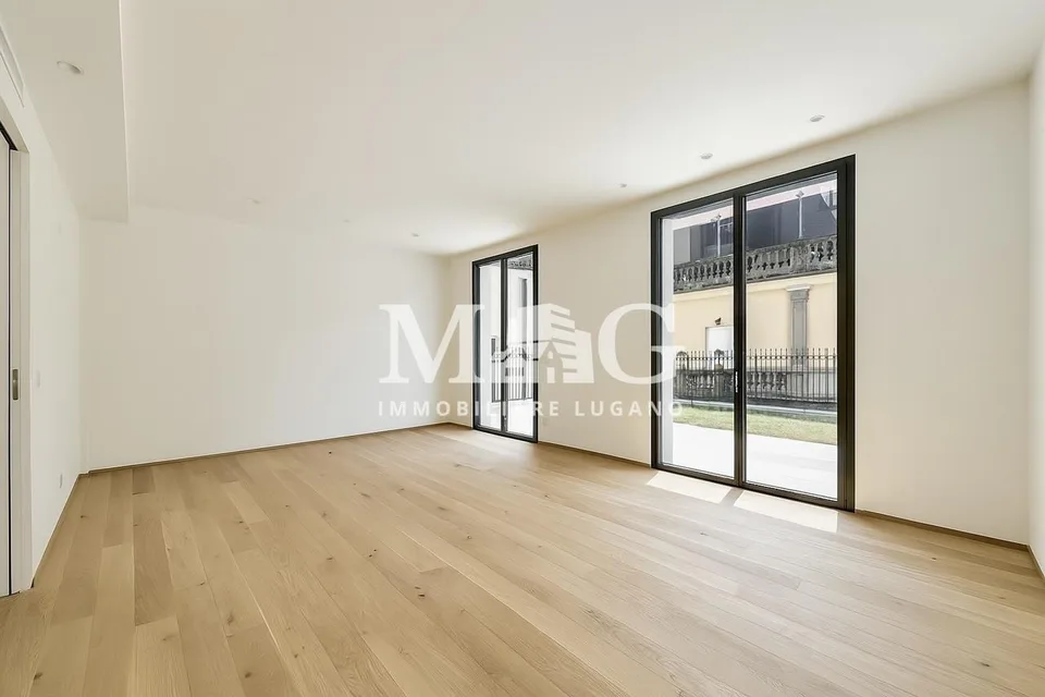 Lugano Centro: Appartamento 3.5 locali con giardino vicino al lago
